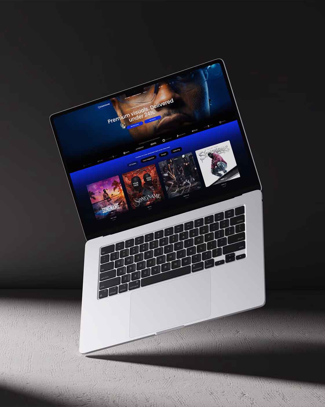 Desktop mockup